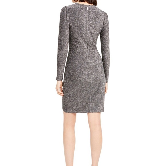 MK Gunmetal Mini Wrap dress - Picture 6 of 7